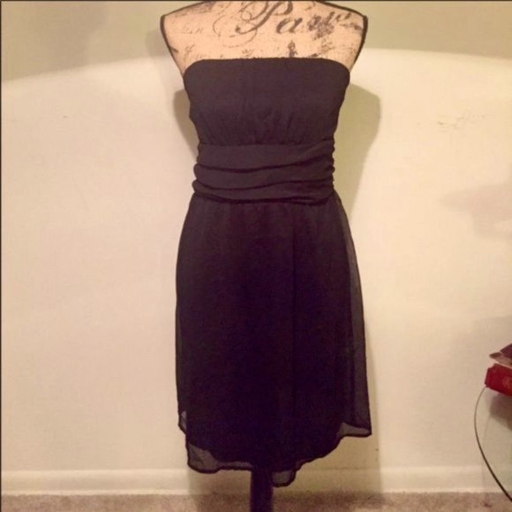 Missimo black strapless dress size m​​
